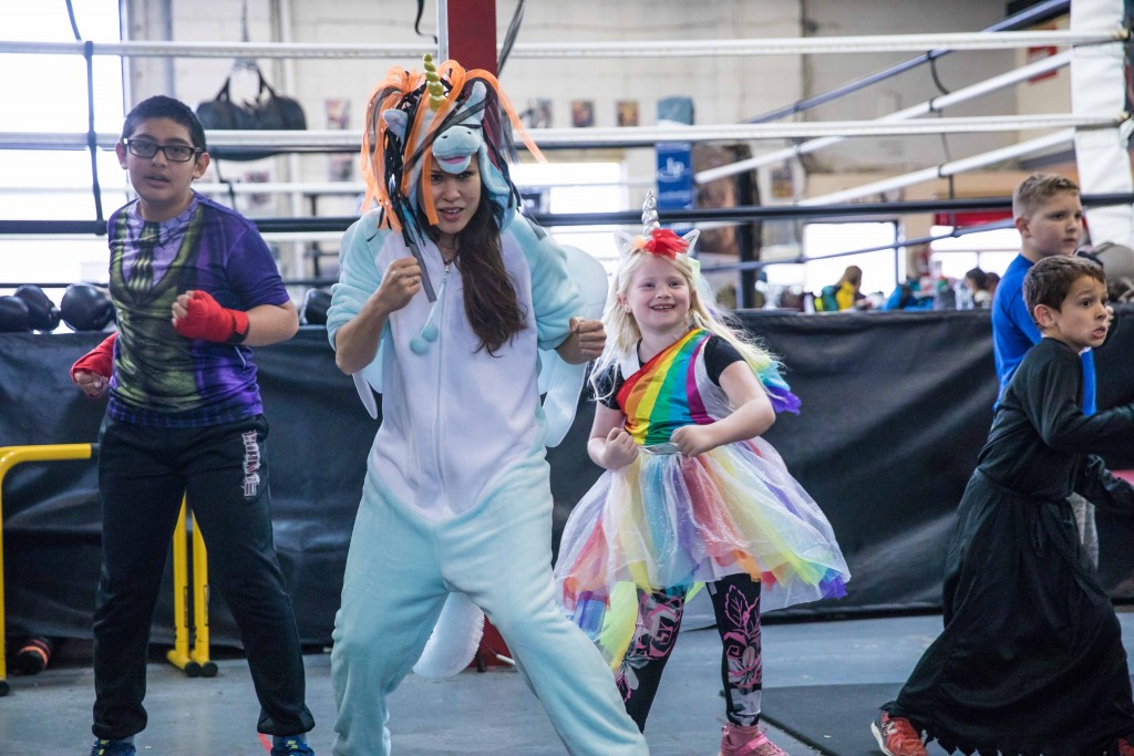 Photo Credit: Virgil Barrow | The kids enjoyed dressing up almost as much as the coaches (Jennifer Huggins is dressed up as a Pegasus in case you were wondering)