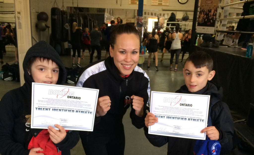 8 Year Old Dante and his best friend Michael are the two recipients of our Rising Talent Program with Boxing Ontario.