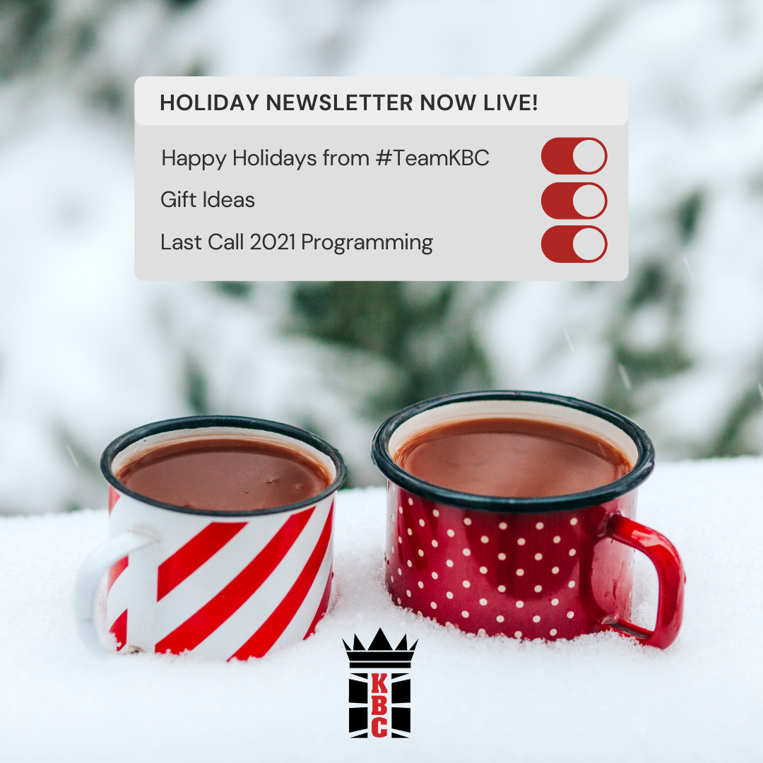 Happy Holidays, Gift Ideas & LAST CALL 2021 Programming!