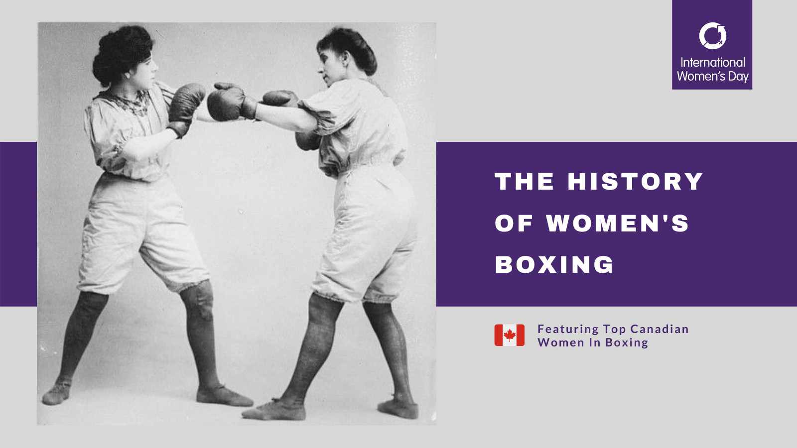 The History Of Women’s Boxing: A Boxing Canada Feature