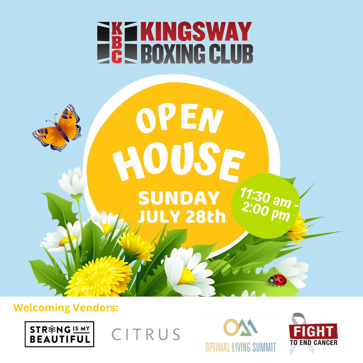 Kingsway Boxing Club: You’re Invited to Our Open House!